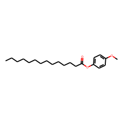 Myristic acid, 4-methoxyphenyl ester
