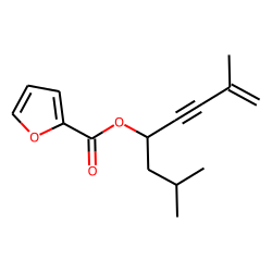 2-Furoic acid, 2,7-dimethyloct-7-en-5-yn-4-yl ester
