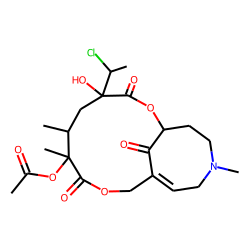 4,8-Secosenecionan-8,11,16-trione, 15,20-dihydro-12-(acetyloxy)-20-chloro-15-hydroxy-4-methyl-