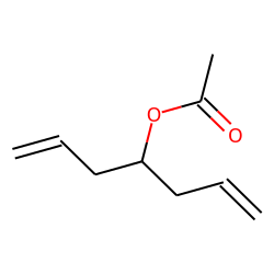 1,6-Heptadien-4-ol, acetate