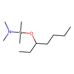 Silane, dimethyl(3-heptyloxy)dimethylamino-