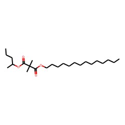 Dimethylmalonic acid, 2-pentyl tetradecyl ester