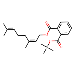(E)-3,7-Dimethylocta-2,6-dienyl trimethylsilyl phthalate