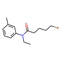 Pentanamide, N-ethyl-N-(3-methylphenyl)-5-bromo-