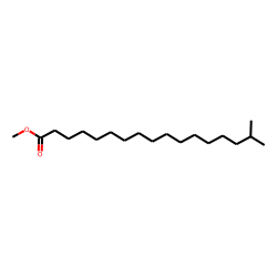 Heptadecanoic acid, 16-methyl-, methyl ester