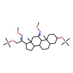 3A,21-Dihydroxy-5B-pregnan-11,20-dione, MO TMS