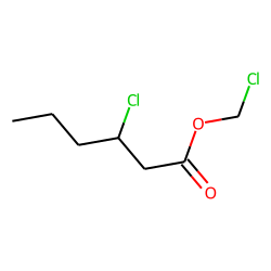 Chloromethyl 3-chlorohexanoate