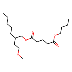 Glutaric acid, butyl 2-(2-methoxyethyl)heptyl ester