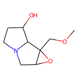 1«beta»,2«beta»-Epoxy-7-hydroxy-1«alpha»-methoxymethyl-8«alpha»-pyrrolizidine