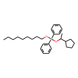 Silane, diphenyl(1-cyclopentylethoxy)nonyloxy-