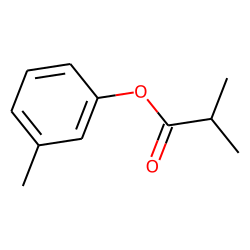 2-Methylpropionic acid, 3-methylphenyl ester