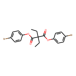 Diethylmalonic acid, di(4-bromophenyl) ester
