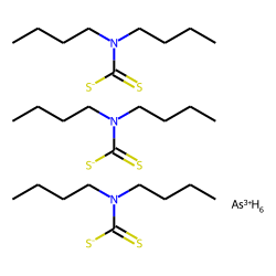 Tris(di-n-butyldithiocarbamato)arsenic(III)