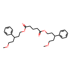 Glutaric acid, di(5-methoxy-3-phenylpentyl) ester