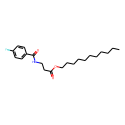 «beta»-Alanine, N-(4-fluorobenzoyl)-, undecyl ester