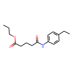 Glutaric acid, monoamide, N-(4-ethylphenyl)-, propyl ester