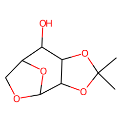 1,6-Anhydro-2,3-O-isopropylidene-«beta»-D-mannopyranose
