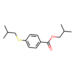 Benzoic acid, 4-(2-methylpropyl)thio-, 2-methylpropyl ester