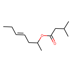 (E)-4-Hepten-2-yl 3-methylbutanoate