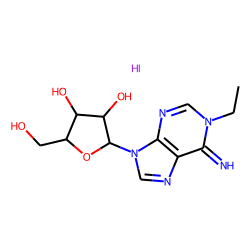 Adenosine, 1-ethyl-, hydroiodide