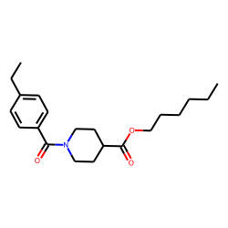 Isonipecotic acid, N-(4-ethylbenzoyl)-, hexyl ester