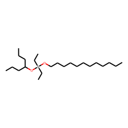 Silane, diethyldodecyloxy(4-heptyloxy)-