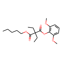 Diethylmalonic acid, 2,6-dimethoxyphenyl pentyl ester