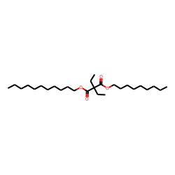 Diethylmalonic acid, nonyl undecyl ester