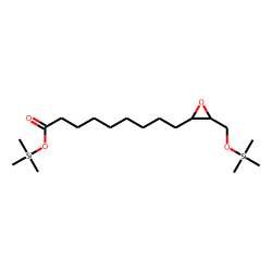 Dodecanoic acid, 9,10-epoxy-12-hydroxy, TMS-ether, OH-TMS