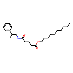 Glutaric acid, monoamide, N-(2-phenylpropyl)-, decyl ester