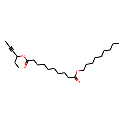 Sebacic acid, hex-4-yn-3-yl nonyl ester
