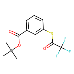 Benzoic acid, 3-trifluoroacetylthio-, trimethylsilyl ester