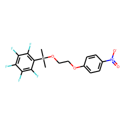 2-(4-Nitrophenoxy)ethanol, dimethylpentafluorophenylsilyl ether