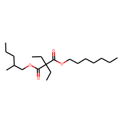 Diethylmalonic acid, heptyl 2-methylpentyl ester