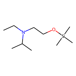 N-ethyl, N-isopropyl-2-aminoethanol, TMS