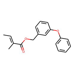 3-Phenoxybenzyl (E)-2-methylbut-2-enoate