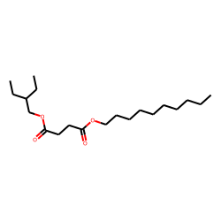 Succinic acid, decyl 2-ethylbutyl ester