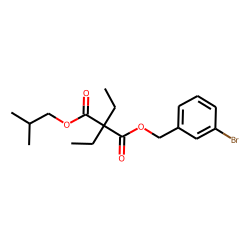 Diethylmalonic acid, 3-bromobenzyl isobutyl ester