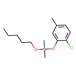 Silane, dimethyl(2-chloro-5-methylphenoxy)pentyloxy-