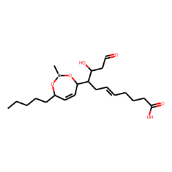 Thromboxane B2, 9,12-methaneboronate-TMS