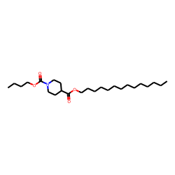 Isonipecotic acid, n-butoxycarbonyl-, tetradecyl ester
