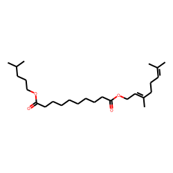Sebacic acid, geranyl isohexyl ester