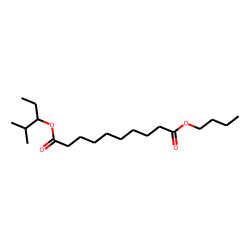 Sebacic acid, butyl 2-methylpent-3-yl ester