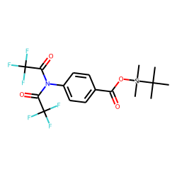 4-Aminobenzoic acid, N,N-bis(trifluoroacetyl)-, tert.-butyldimethylsilyl ester