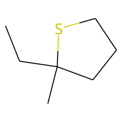 2-ethyl-2-methyl-thiacyclopentane