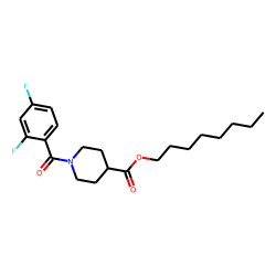 Isonipecotic acid, N-(2,4-difluorobenzoyl)-, octyl ester