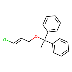 3-Chloro-1-diphenylmethylsilyloxyprop-2-ene