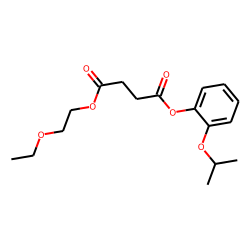 Succinic acid, 2-isopropoxyphenyl 2-ethoxyethyl ester
