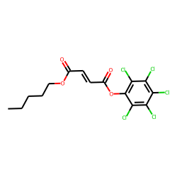 Fumaric acid, pentachlorophenyl pentyl ester