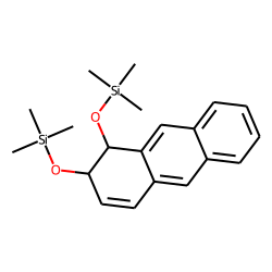 trans-Anthracene, 1,2-dihydro-1,2-diol, bis-TMS
